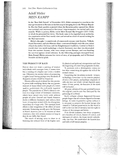 Hitler and Nazi Germany documents