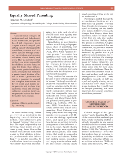 Equally Shared Parenting