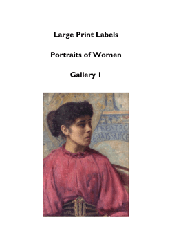 Portrait labels - The Collection Museum