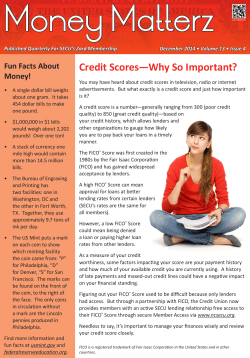 December Money Matterz 2014