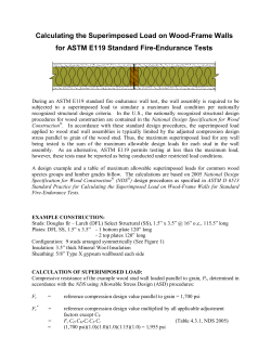 Calculating the Superimposed Load on Wood