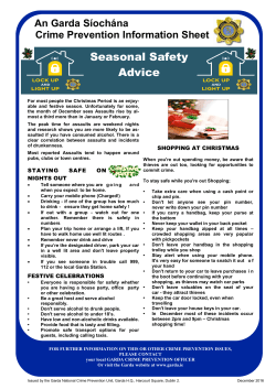 seasonal safety advice december 2016