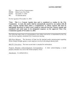 Communications - City of Clare