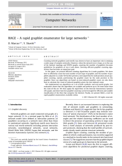 RAGE в&euro;&ldquo; A rapid graphlet enumerator for large networks