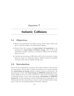 Inelastic Collisions