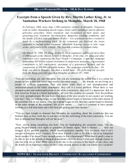Key Speech Excerpts from Dr. Martin Luther King, Jr.