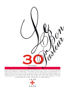 press kit 0vintages - Rolland Collection