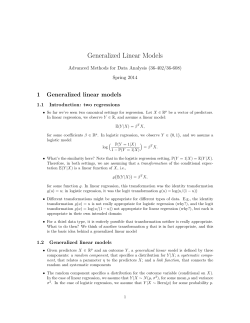 Lecture notes - CMU Statistics