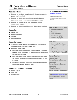 Teacher Notes PDF - TI Education