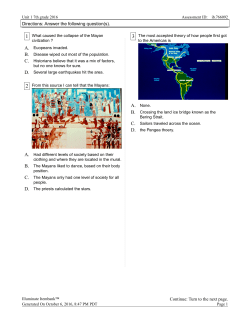maya aztec inca unit test