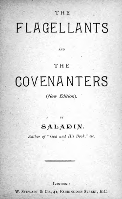 The Flagellants. London, 1884. pp.8. pdf