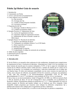 Pololu 3pi Robot User`s Guide