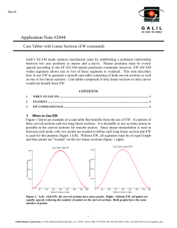 Application Note 2444 - Galil Motion Control