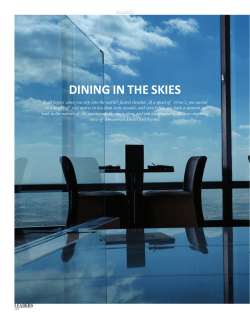 dining in the skies