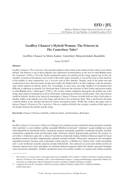 EFD / JFL - Hacettepe &Uuml;niversitesi Edebiyat Fak&uuml;ltesi Dergisi