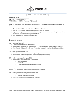 ( finalexamreviewtopics ) ABOUT THE FINAL_______________