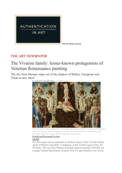 The Vivarini family - Authentication in Art