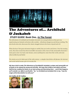 Free study guide - The Adventures of Archibald and Jockabeb
