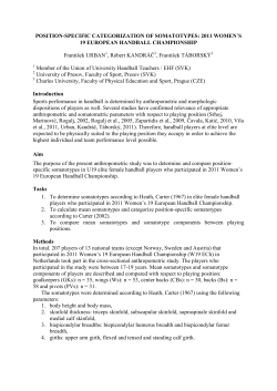 2011 Women`s 19 European Handball Championship