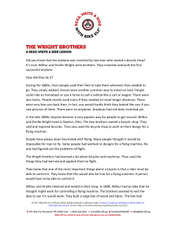 The Wright Brothers
