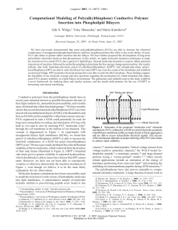 Computational Modeling of Poly (alkylthiophene) Conductive