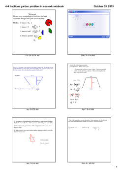 equations with fractions