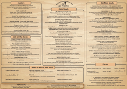 Placemat.Menu 2017