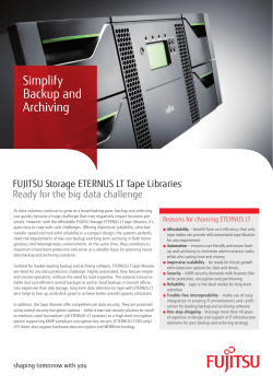 Simplify Backup and Archiving