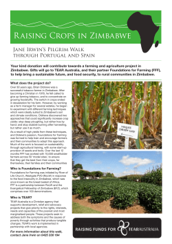 Raising Crops in Zimbabwe