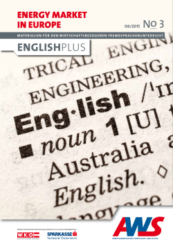 energy market in europe - Arbeitsgemeinschaft Wirtschaft und Schule