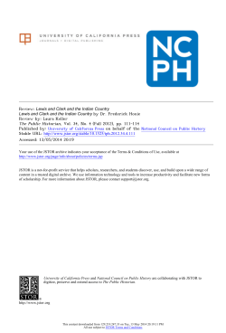 Review: Lewis and Clark and the Indian Country