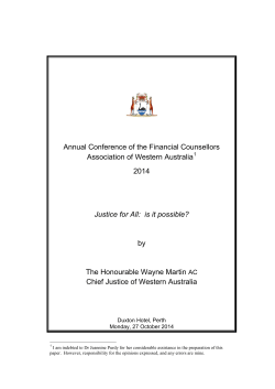 Annual Conference of the Financial Counsellors Association of