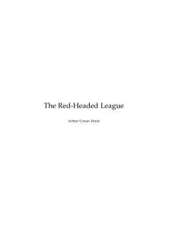The Red-Headed League - Sherlock