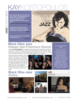 new promo package - Black Olive Jazz