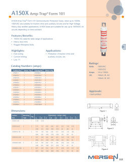 A150XAmp-Trap&reg; Form 101