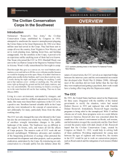 Civilian Conservation Corps - Learning Center of the American