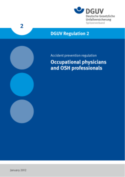 Occupational physicians and OSH professionals