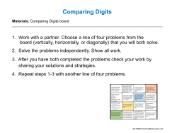 Comparing Digits - K-5 Math Teaching Resources