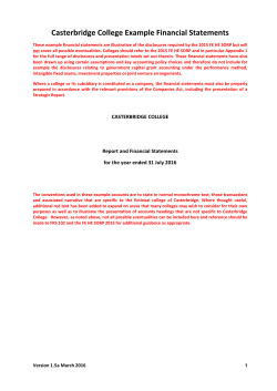 Accounts Direction Handbook 2015 to 2016