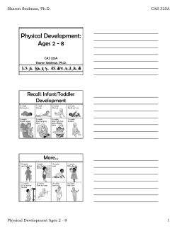 Physical Development: Ages 2