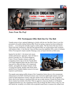 Notes From The Prof: PSU Participants Offer Bolt