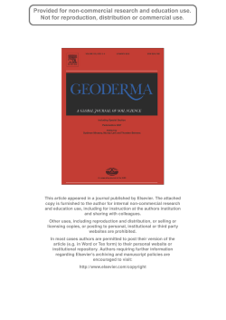 Gocke M., Pustovoytov K., Kuzyakov Y. 2010. Effect of CO 2