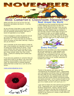 November Newsletter