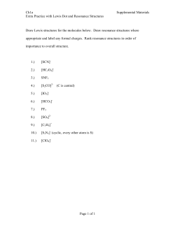 Lewis Dot Structures