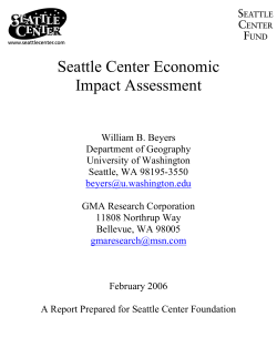 Seattle Center Economic Impact Study