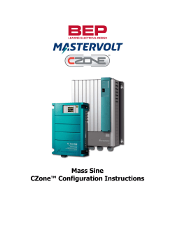 Mass Sine CZone&trade; Configuration Instructions
