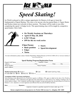 Speed Skating!