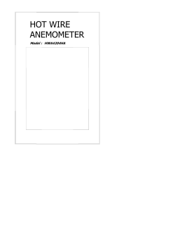 hot wire anemometer