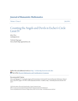 Counting the Angels and Devils in Escher`s Circle Limit IV