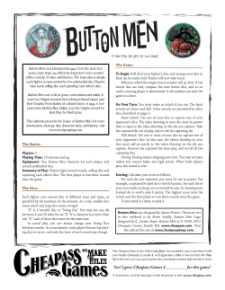 A mean little dice game for two players